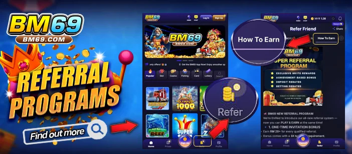 Hab aplikasi dan platform jenama BM69